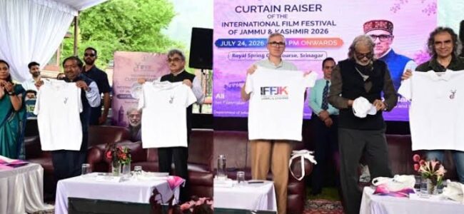 Kashmir all set to rebuild its bond with film Industry: CM Omar