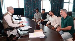 CM Omar Abdullah meets delegations CM Omar Abdullah meets delegations