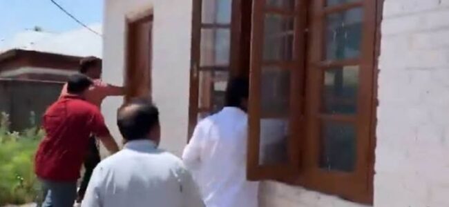 Cong MLA alleges assault by NC MLA’s brother, aides during official meeting Cong MLA alleges assault by NC MLA’s brother, aides during official meeting