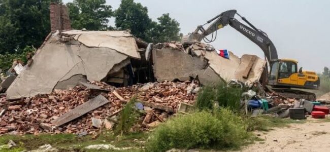Anantnag Killing: Houses of two LeT terrorists demolished Anantnag Killing: Houses of two LeT terrorists demolished