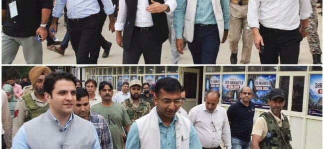 Div Com inspects SANJY-2026 arrangements at Nowgam, Pantha Chowk