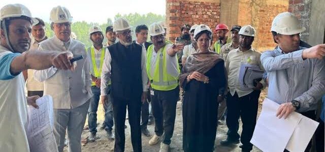 High Court Judges inspect New High Court Complex site in Srinagar