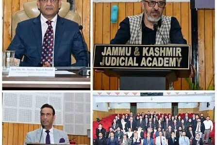 J&K Judicial Academy holds Day-33 Training for Civil Judges, Judicial Officers