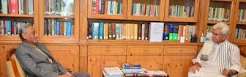 Delegations, former CM Uttarakhand call on Lt Guv