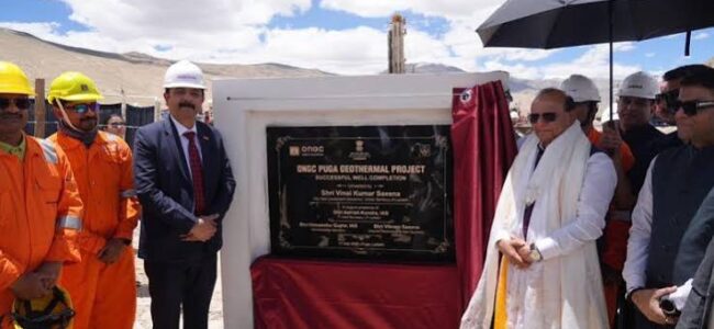 LG Saxena commissions India’s first, deepest geothermal wells in Ladakh