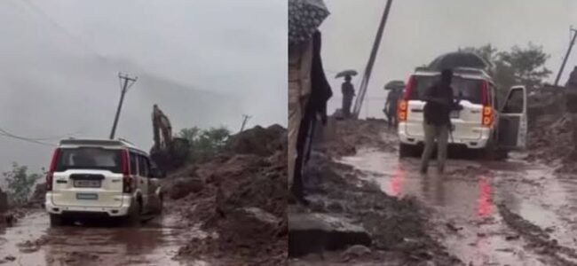 Dy CM, NC MP escape separate mudslide incidents on Jammu-Poonch National Highway