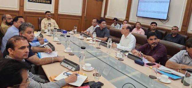 Javed Rana reviews PHE, I&FC functioning in Jammu Division
